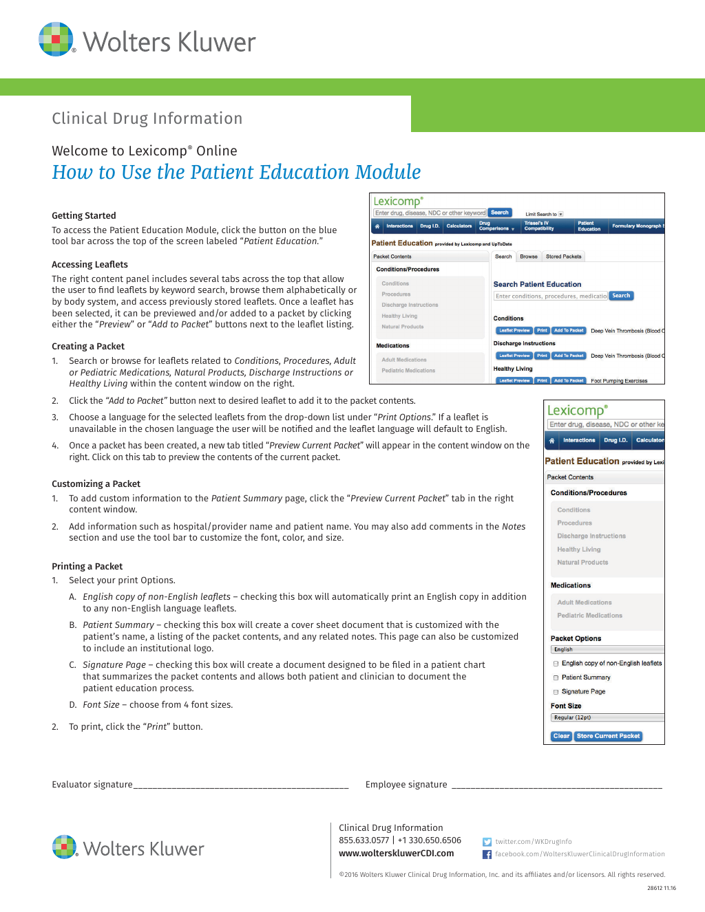 Lexicomp Online Multinational Overview