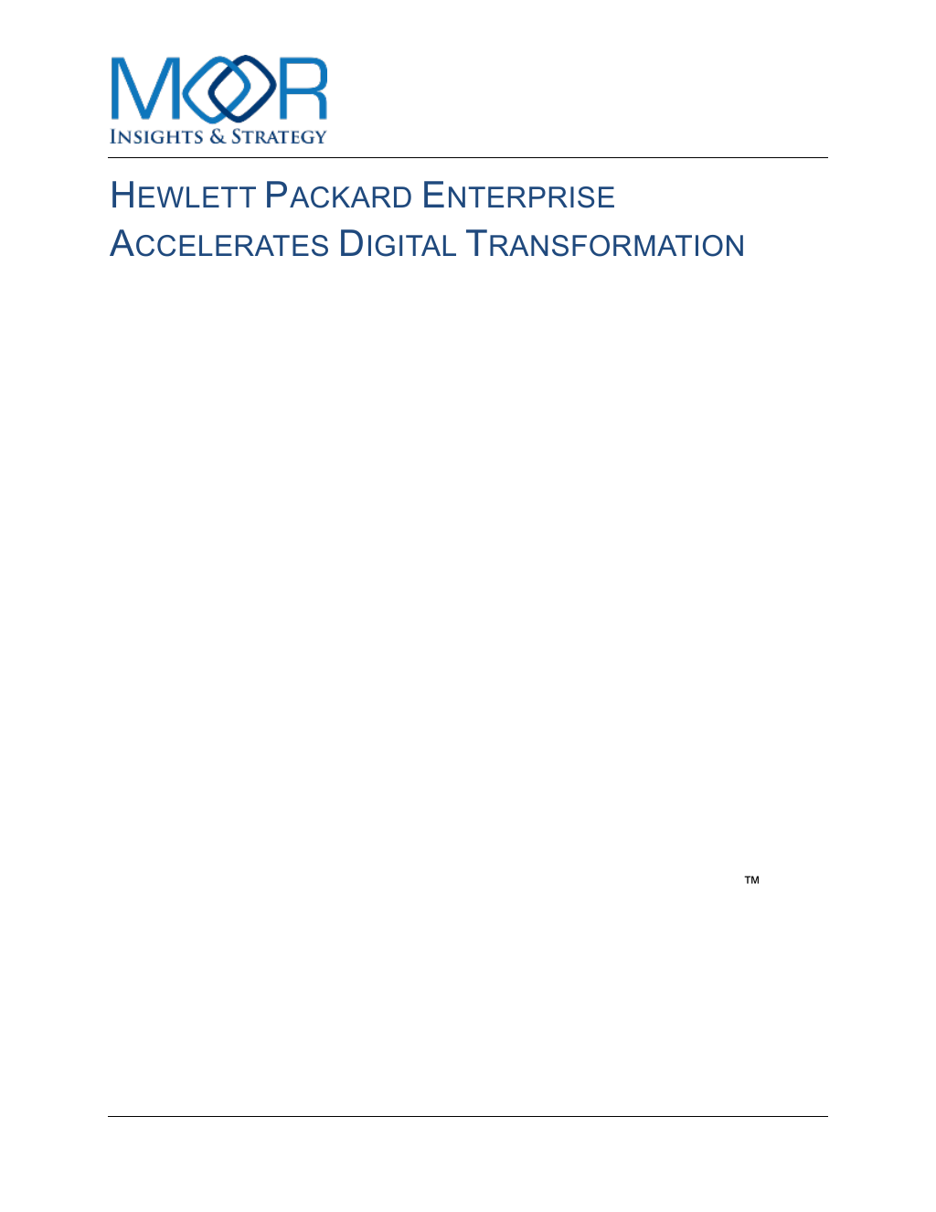 Hpe Accelerates Digital Transformation