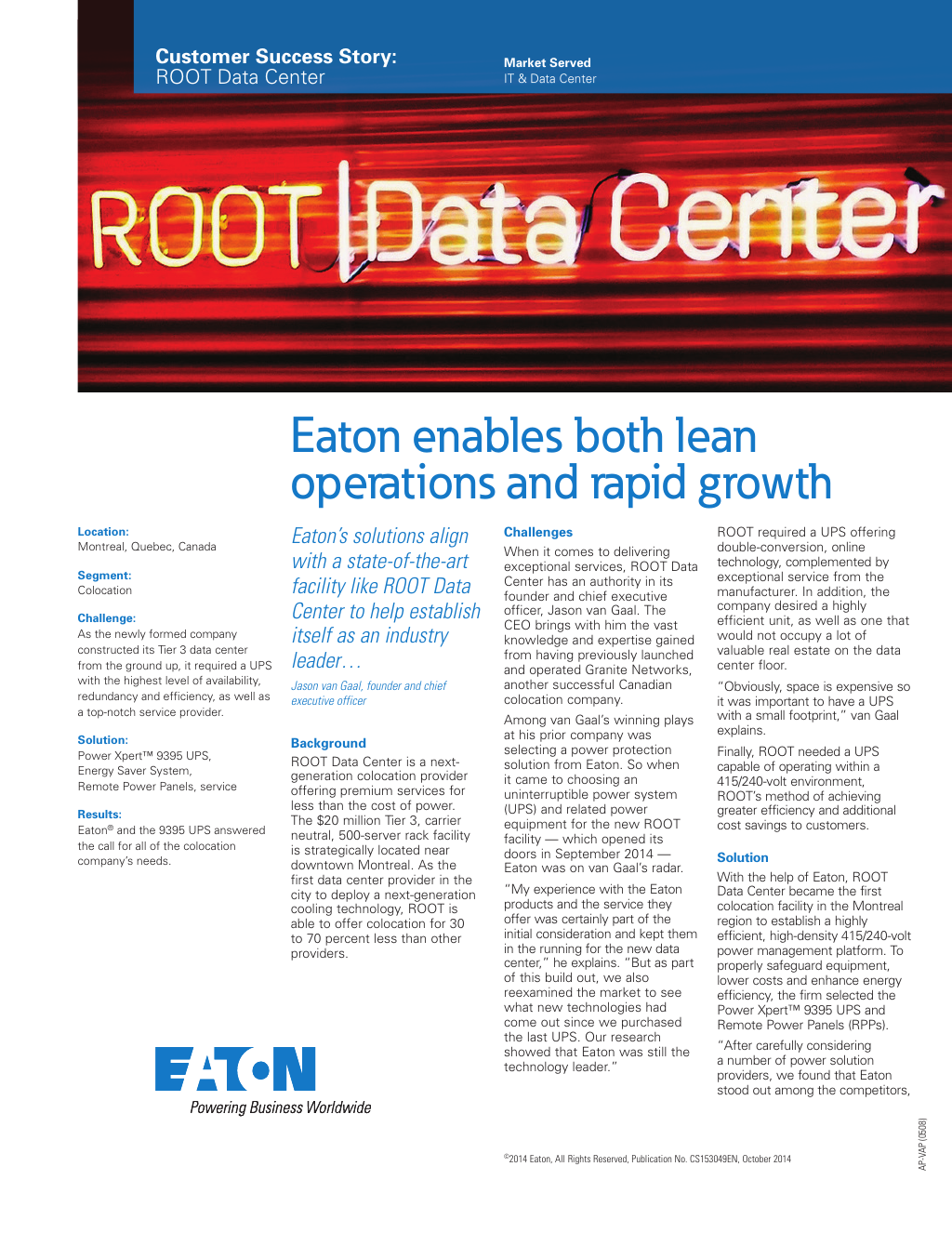 ROOT Data Center